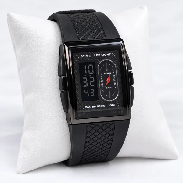 Skmei 2213 Latest Sports Watch-Black Upgrade - Image 2