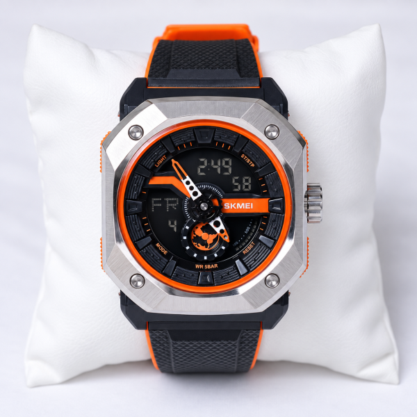 Skmei 2272 Black Orange Men’s Analog-Digital Watch Upgraded