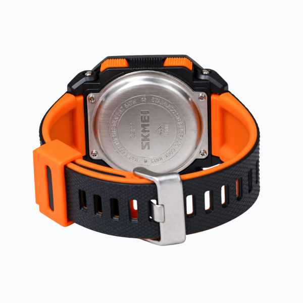 Skmei 2272 Black Orange Men’s Analog-Digital Watch Upgraded - Image 4